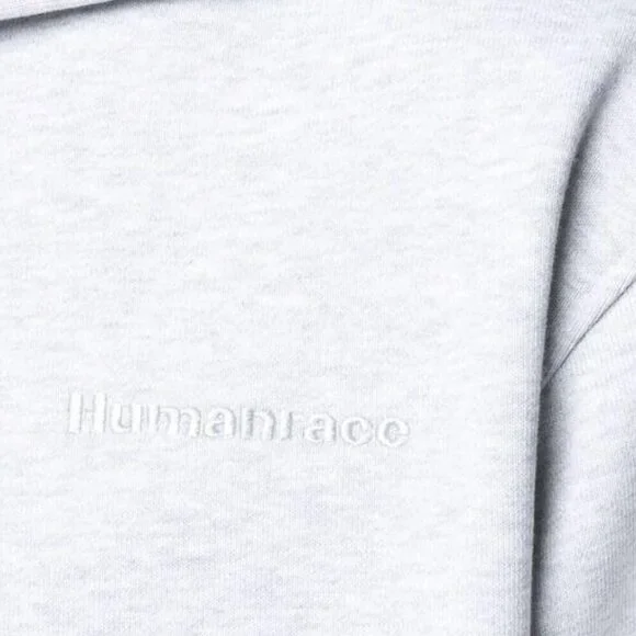 Adidas XS Pharrell Williams Humanrace Basic Premium Hoodie Men Women Casual Gray - Picture 4 of 8